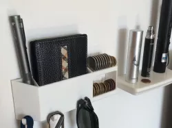 Wallet, Coins, Keys.