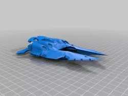 15mm Scale Space Elf Hover Tank