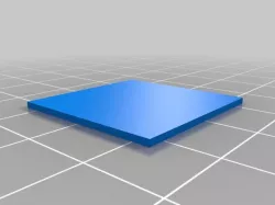 25mm*25mm*1mm test square