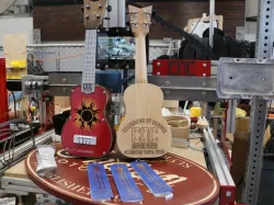 3D Solid Body Ukulele (Made Live @ Maker Faire Bay Area 2016)