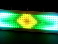 8x64 high power LED-Display --- lasercut acrylic