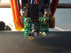 Adjustable mini height sensor board - Differential IR Z probe mount for E3d Chimera