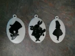 Alice in Wonderland Cameos for Silhouette Set