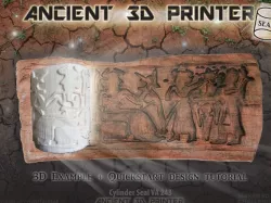 Ancient "3d printing" Technique (Cylinder Seal VA-243)