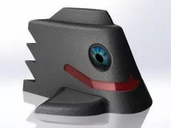 Car fin