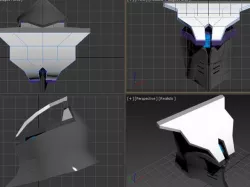 Cyborg Knight Helm
