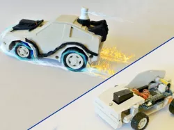 DeLorean BackToFuture RC Car w/ Arduino - 3DRacers