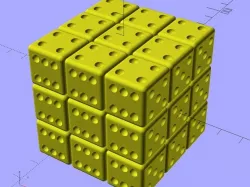 Ekobots - Rubik´s Cube "As one piece".