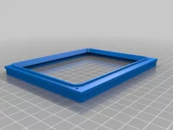 Front frame for 5,7" OpenVario by SteFly