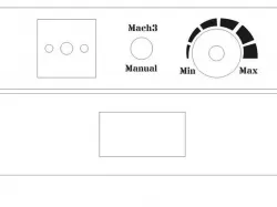 G0704 Milling Machine Button Panel in 5.25'' Bay Set Template