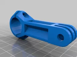 GoPro mount - Triple junction for 20mm 90°