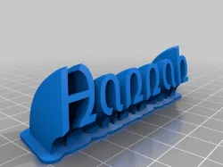 Hannah Name Plate