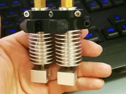 Kossel dual hotend E3D v5