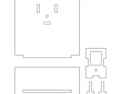 Laser Cut Simple DHT11 sensor Base