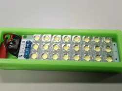 Led case 12V 24 Piranha  LED case