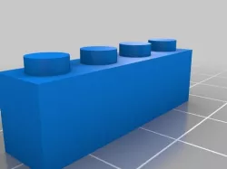 LEGO-Compatible 1x4 Brick