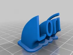Lori Name Plate