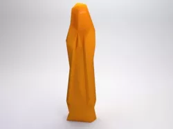 Low Poly Holy Virgin Mary