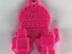 MAKERS - souvenir pendant for Maker Faire