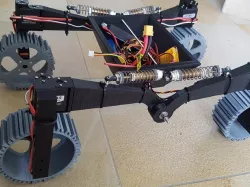 Mars Robot Rover RC Crawler with directional wheels