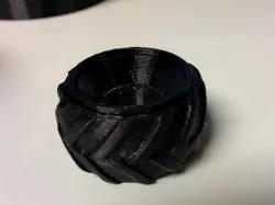 Monster Truck wheels split for flex.