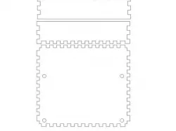 Mounting Template - Mini 5 Axis CNC Breakout Board Stepper Driver Controller Mach3