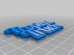My Customized Multiline Tag or Keychain
