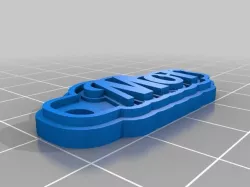 My Customized Multiline Tag or Keychain