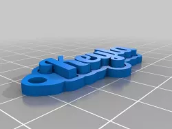 My Customized Multiline Tag or Keychain