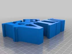 My Customized Variable WORD Sculpture kevin