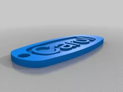Named Key Tag (Carol)