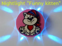 Nightlight "Funny kitten"