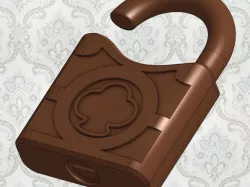 Old Padlock Replica