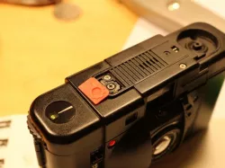 Olympus XA shutter button replacement