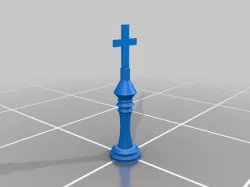 Onshape King Chess piece