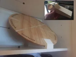 Pizza-plate-in-cupboard holder