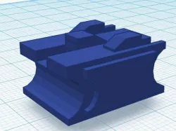 Posable Foot with Pistons for jdteixeira's Wardog Titanic Robot