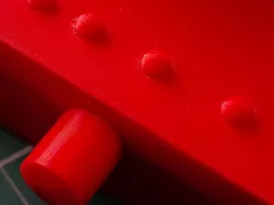 Push button caps and PCB spacers for the Tontec 7 inch LCD Panel Assembly (thing:721186)