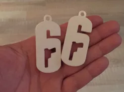 Rainbow Six: Siege key chain