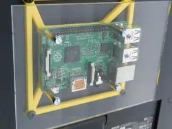Simple VESA 100 mount for Raspberry Pi B+, 2, 3.