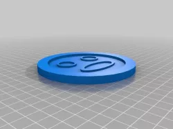 Smiley Face Model/Plate