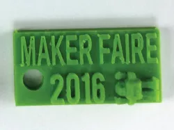 Souvenir Pendant for Maker Faire - UM Robot