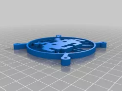 Space Invader Fan Cover 80mm