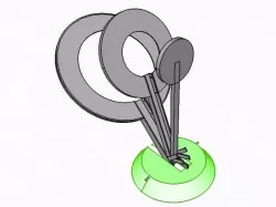 Staggered Target (Nerf target practice)