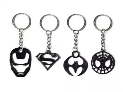 Superhero Keychains