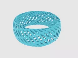 Twisted Diagrid Bracelet