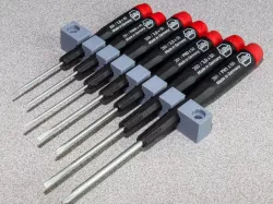 Wiha 26190 7-piece Screwdriver Wall Mount