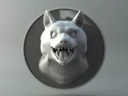 Wolf head