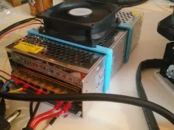 80mm/8cm fan mount for 3d printer power supply