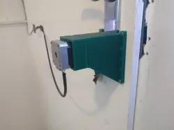 ANY Room electric door locking device using NEMA17 and matrix keypad